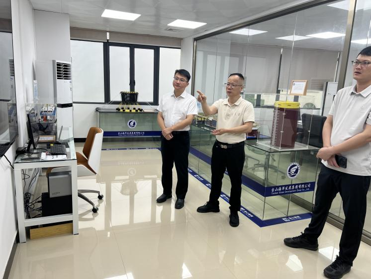 市濱海投資集團公司黨委副書記、總經(jīng)理梁亮帶隊赴臺山海洋發(fā)展集團考察調(diào)研